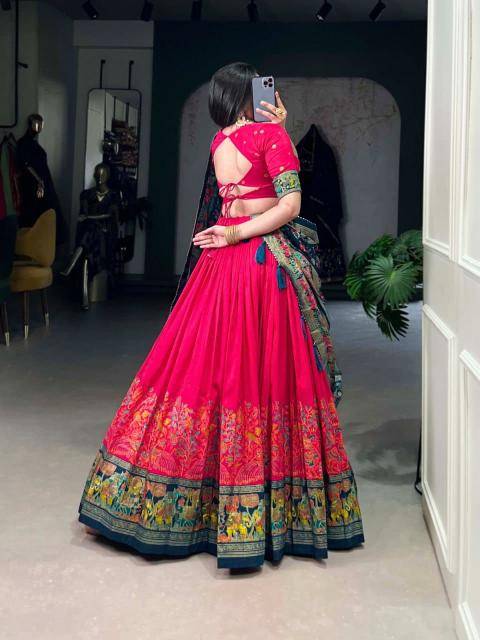 Artriddhs vol 14 silk Red Wholesale lehenga choli suppliers in Delhi